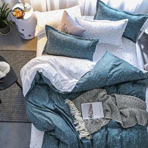 Stars In The Night Sky Bed Linen Textiles Pink White Bedding Sets Floral Girls Bedspread Duvet Cover Pillowcase Bed Sheet