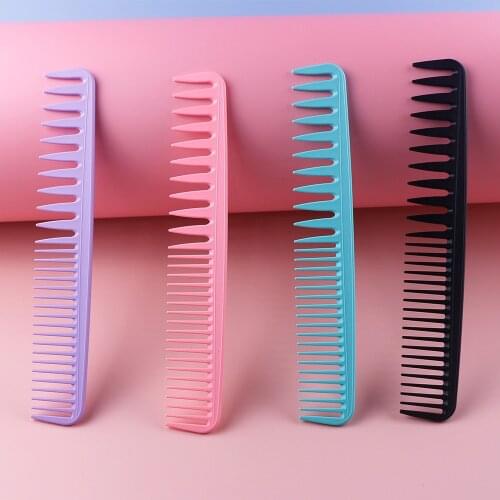 2 Pcs Professional Hair Comb Barber Hairdressing Wide Tooth Comb Anti-static Hair Cutting Comb Salon Hair Styling Care Tools