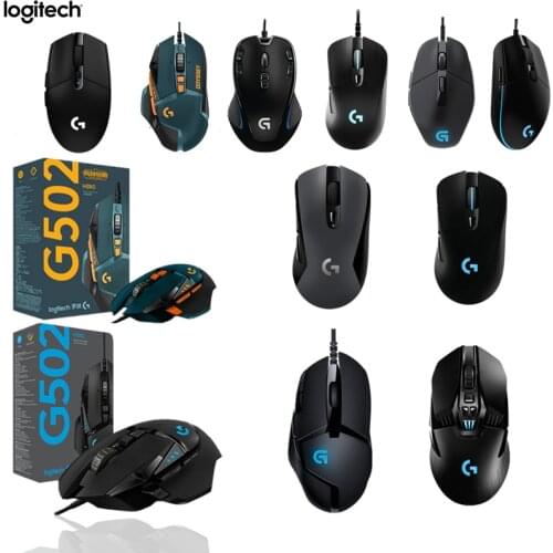 Logitech G102/G403/G502/MX518/G402/G302/G300s Gaming Mouse Programmable RGB Gamer Mouse Hero For LOL PUBG Fortnite Overwatch CS