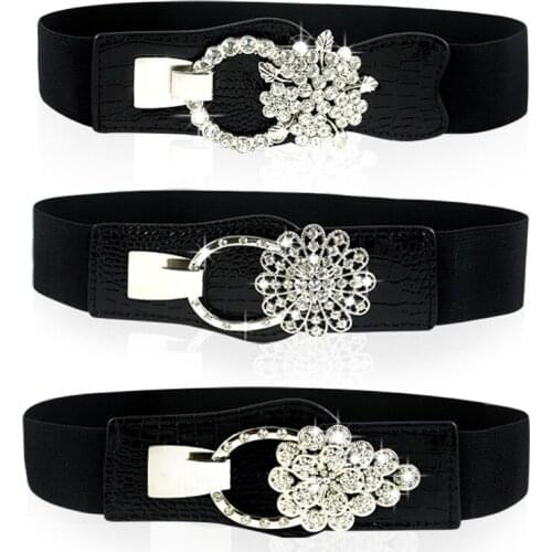 New 8 Types All Black 5cm Width And 70cm Long Elastic Waist Belt Dress Adornment For Women Designer Belts High Quality Waistband