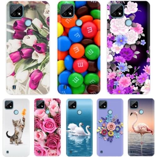 For Realme C21 Case Silicone Soft TPU Back Cover for OPPO Realme C21 Phone Case for 6.5'' RealmeC21 C 21 2021 coque Cover Fundas