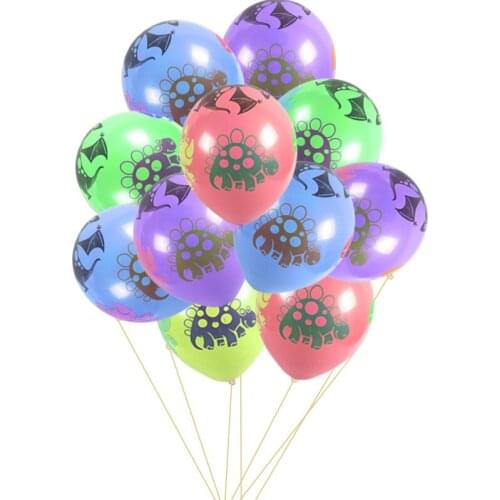 10PCS 12inch Cute Dinosaur Balloons Latex Balloons Party Favors Kid Toys Baby Shower Decorations Birthday Party Supplies Gifts