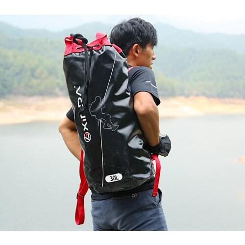 Rock Climbing Rope Bag Backpack Outdoor Mountaineering Equipment Holder Organizer Pouch