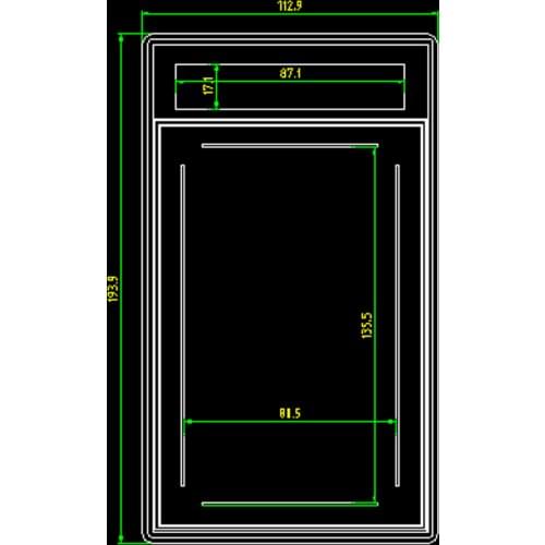 Trading Card Star Card Identification Box Can Appreciate Acrylic Material 90x65mm Card Slabs
