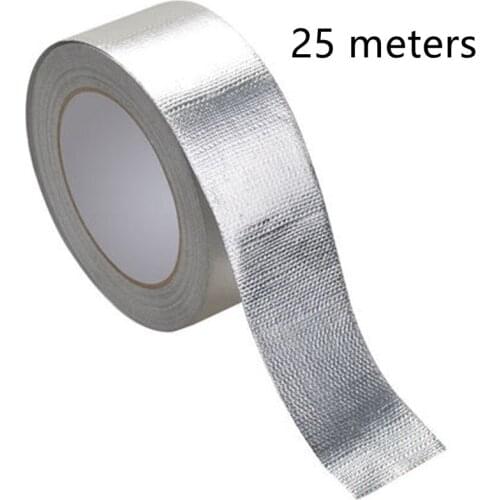 Thickened glass fiber cloth aluminum foil tape range hood water heater range hood exhaust pipe tin foil paper tape sealing tape
