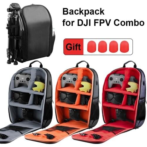 Waterproof Backpack for DJI FPV Combo Storage Bag Drone Remote Control FPV Goggles V2 Portable Carry Case Quadcopter Accessory