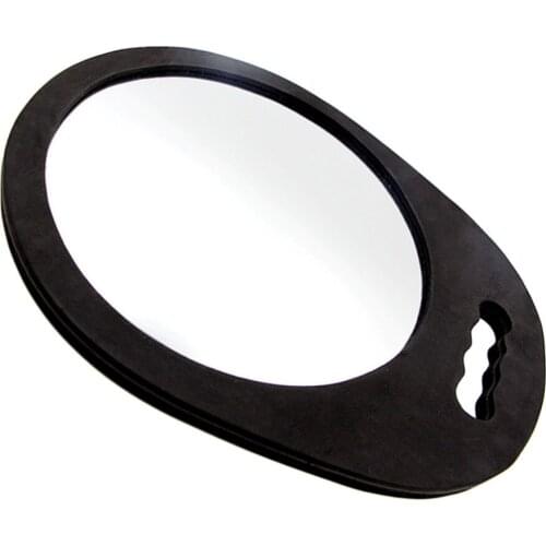 1PC Hairdresser Back Mirror Professional EVA Frame Drop Resistance Barber Salon Mirror