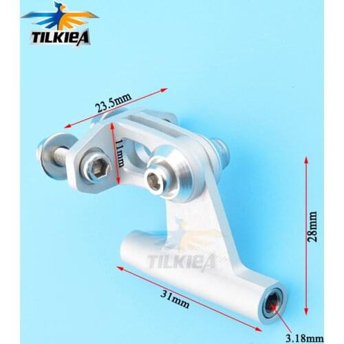 1/8'' RC Boat 31mm Length Shaft(Axle) Bracket Stinger Drive for 3.175mm Propeller Shaft Flexible Axle Cable