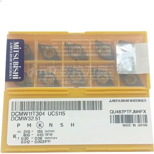 10pcs carbide inserts DCMW11T304/08 UC5115 free shipping