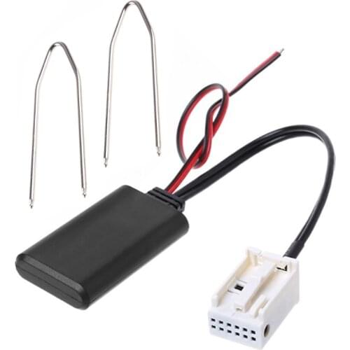 12Pin Module Wireless Radio Stereo AUX-IN Audio Adapter For Peugeot 207 307 407 308 Citroen C2 3 RD4