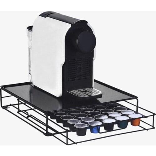 40 Pods Coffee Capsule Organizer Storage Stand Holder Rack Capsule Kitchen Drawers Organizer Coffeeware Sets For Nespresso Tools