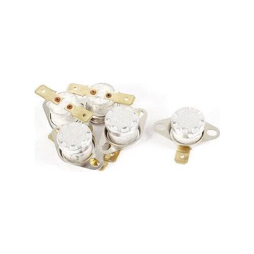 5 x 250V 10A 140 Celsius NC Normal Close Thermostat Temperature Thermal Switch