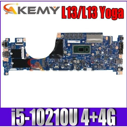 Akemy FUR 5B20S72246 CPU:i5-10210U 4+4G for Thinkpad L13 /L13 Yoga Laptop Motherboard mainboard 188334-1M tested full 100