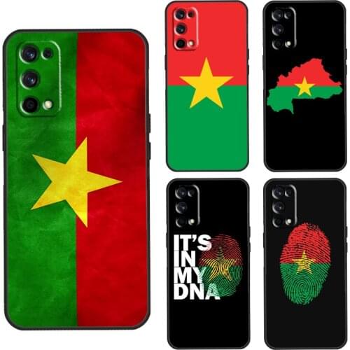 Burkina Faso Flag Case For Realme C3 C11 C15 GT Neo Q3 6 7 8 Pro Cover For OnePlus 8 Pro 8T Nord 9 Pro Shell