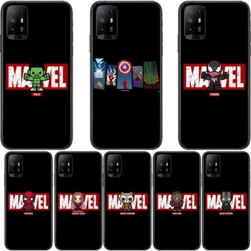 Black MarvelFor Realme C3 Case Soft Silicon Back cover OPPO Realme C3 RMX2020 Coque Capa Funda find x3 pro C21 8 Pro a91