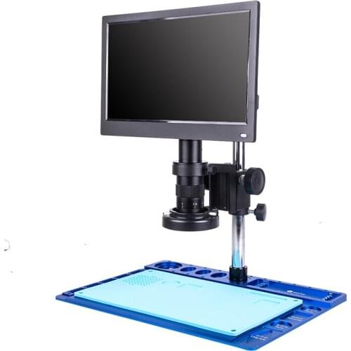 Kailiwei LCD Screen 14.0MP Digital HDMI Stereo Monocular Microscope for mobile phone repair Industrial Microscope