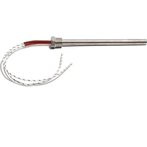 12mm Dia 250~300mm DN15/21mm Cylindrica Cartridge Heater 800W/1000W/1500W/2500W 201SUS Electric Heating Element with Nut