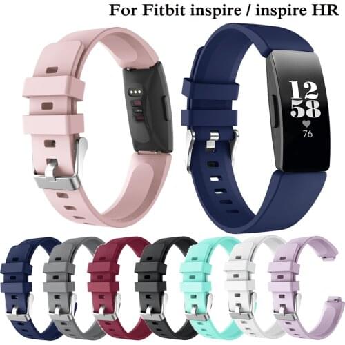 For Fitbit Inspire HR fashion silicone strap for Fitbit Inspire HR new sport unisex frontier/classic wrist bands strap accessory