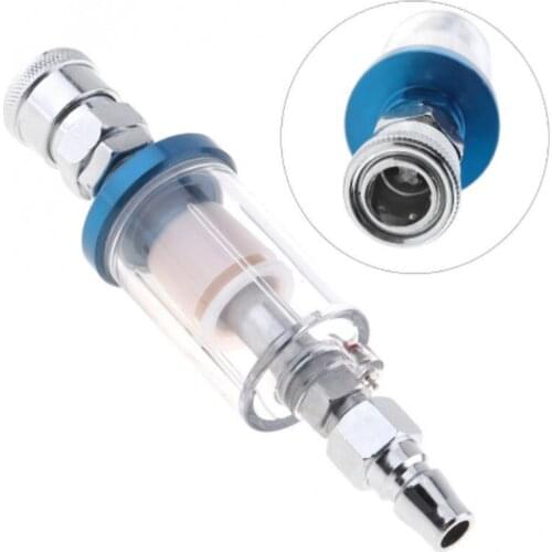Spray tool painting gun tool adapter 1/4 Mini Oil Water Separator Air Filter