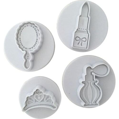 Makeup Tools Mirror Fondant Biscuits Cutter Decorating Sugarcraft Gum Paste Tools Cupcake Kitchen Cookie Accessories E262