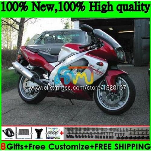 Wine red hot YZF-1000R For YAMAHA Thunderace YZF1000R 02 03 04 05 06 07 116BS.21 YZF 1000R 2002 2003 2004 2005 2006 2007 Fairing