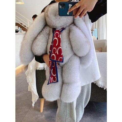 Hot-selling oversized fox fur rabbit doll leather doll lady fashion toy luxury big rabbit rabbit gift for children Plush toys