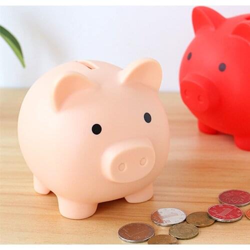 Cartoon Pig Money Bank Coins Storage Box Kids Toys Birthday Gift Home Decor Money Saving Boxes Children Piggy Money Bank