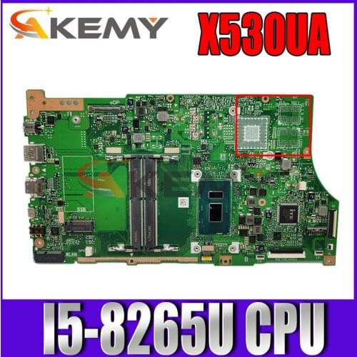 For ASUS VivoBook S15 S530U S530UA X530U X530UA X530UN laptop motherboard mainboard W/ I5-8265U CPU GM X530UA original mainboard