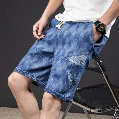 2021 Summer Mens Casual Short Pants Fashion Loose Beach Pants Men Streetwear High Quality Medium Pants Size M-8XL Dropshipping