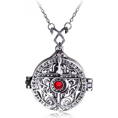 The Mortal Instruments Necklace Pendant Hot movie City Of Bones Vintage Angelic Power Runes Shadowhunters Women Jewellery gift