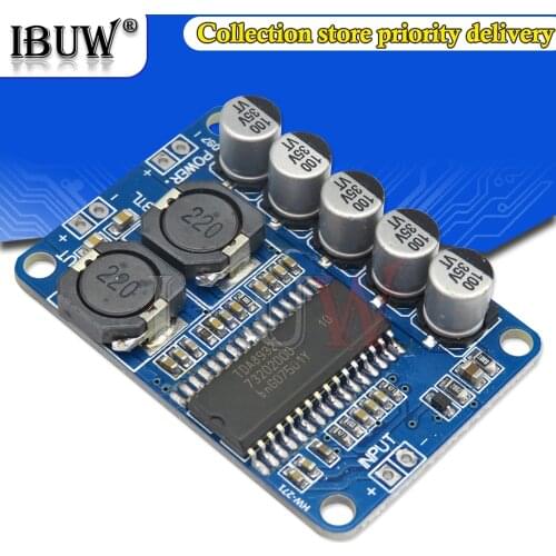 1PCS Digital power amplifier board module 35w mono amplifier module High-power TDA8932 low power consumption