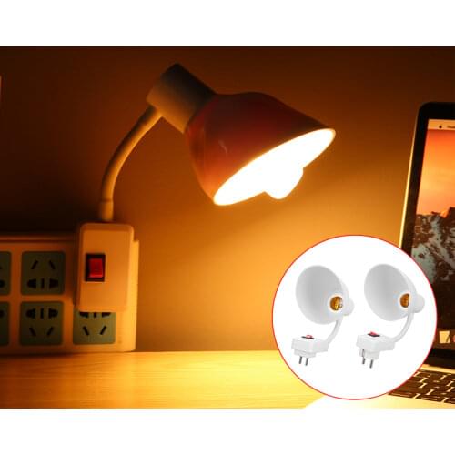 E27-E27 Adjustable Rotating Flexible Extension Lamp Base Adapter Converter LED Bulb Elongation Holder Socket