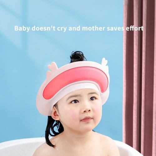 Baby Shampoo Hat Protective Shower Bath Hat Adjustable Hair Wash Caps For Bathroom Baby Protect Eye Water Proof Hair Wash Shield