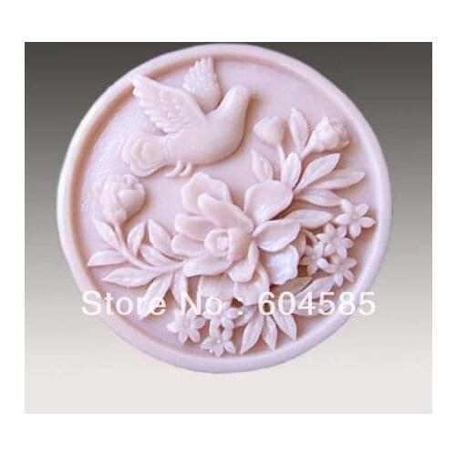 Piano Songbirds 50115 Craft Art Silicone Soap mold Craft Molds DIY Handmade soap molds