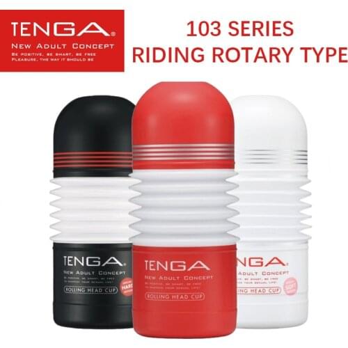 TENGA Japanese Realistic Sex Cup Pussy Oral ROLLING HEAD CUP Artificial Vagina Male Masturbator Oral Sex Tools For Men