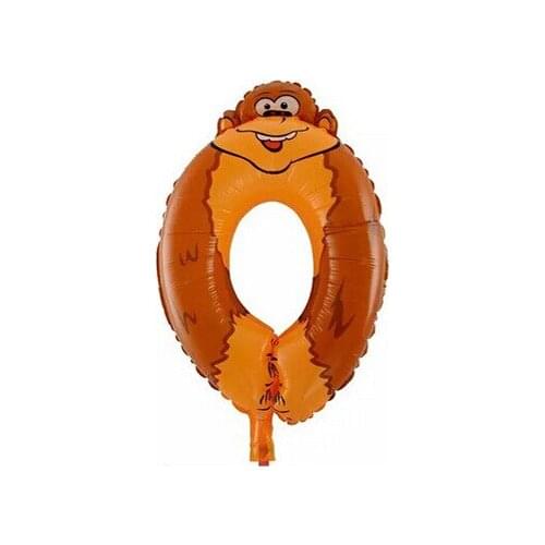 16 inch Animal Number Foil Balloons Kids Party Decoration Happy Birthday Wedding Decoration Ballon Gift lin2450