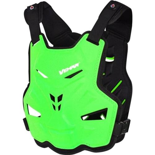 Adult Motorcycle Dirt Bike Body Armor Protective Gear Chest Back Protector Protection Vest for Motocross Skiing Skating D7WD
