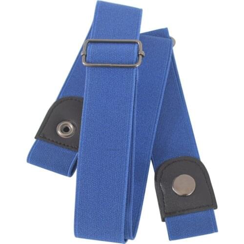 Women Belt Without No Buckle Stretch Mens Easy Belts For Waist Elastic Stretch Jeans Hidden Invisible Sceinture Femme #T1P