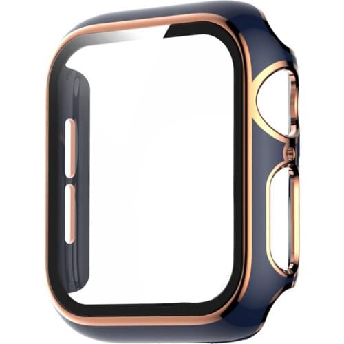 Hard Bumper Case Full Coverage Hard PC Cover For IWatch SeSeries 6/5/4/se I40mm/44mm Screen Protector, Ultra-Thin Full Coverage