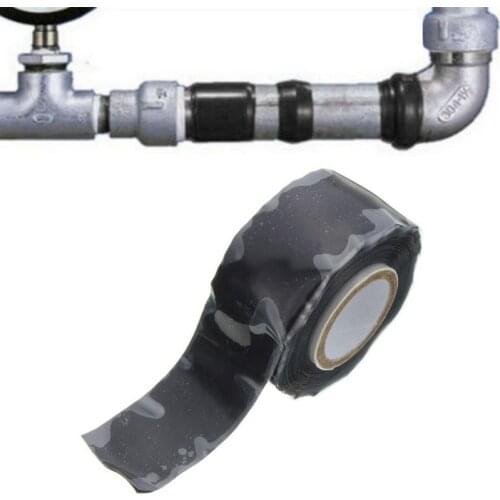 1pcs Self-adhesive Silicone Rubber Sealing Tape Outdoor Anti-UV Tapes Temperature Resistant Gardening Water Pipe Repairing Tool