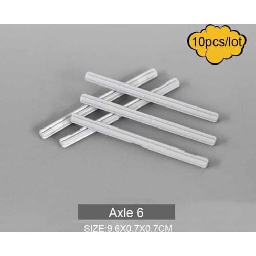 10pcs/lot Big Bricks Axle 6 Large Building Blocks DIY Creative STEAM Children Indoor Toy Blocks Parts