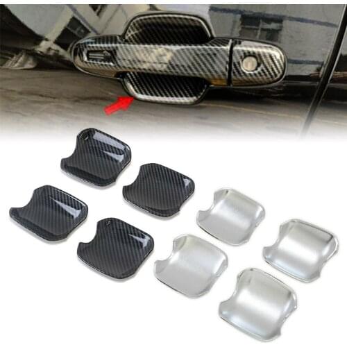 For Subaru 2019 2020 Forester SK Car Door Handle Bowl Cover Trims Outer Cover Protector Decoration