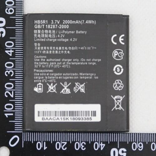 5pcs/lot 2000mAh HB5R1 Replacement Battery For Huawei Ascend G500 G500D G600 P1 LTE 201HW Panama U8520 U8832 U8832D U8836D U8950