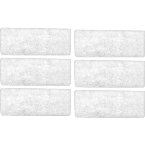 6 Pcs Washable Mopping Pads Dry Sweeping Pads Replacement Suitable for IRobot Braava Jet 240/241 Cleaner Spare Parts