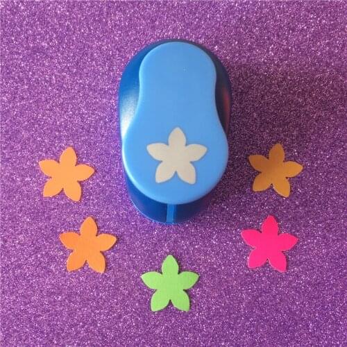 Free Shipping big 1" petal shape EVA foam punches bloom paper punch for greeting card handmade DIY scrapbook craft punch machine