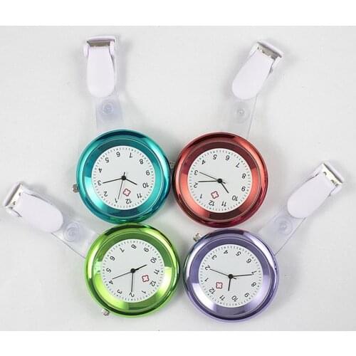 Hot Sale Pockets Watch Fashion Womens Watch Round Numeral Analog Quartz Nurse Brooch Doctor Pocket Watch Accessories With Clip