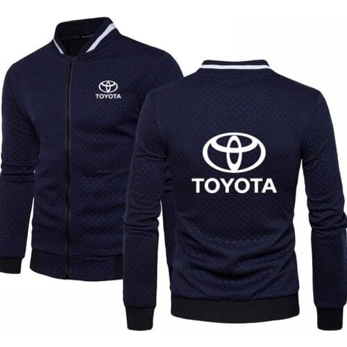 Spring Autumn Mens baseball jacket for Toyotaa Car Logo Mens Jacket High Quality Cotton Mens baseball jacket Sweatshirts