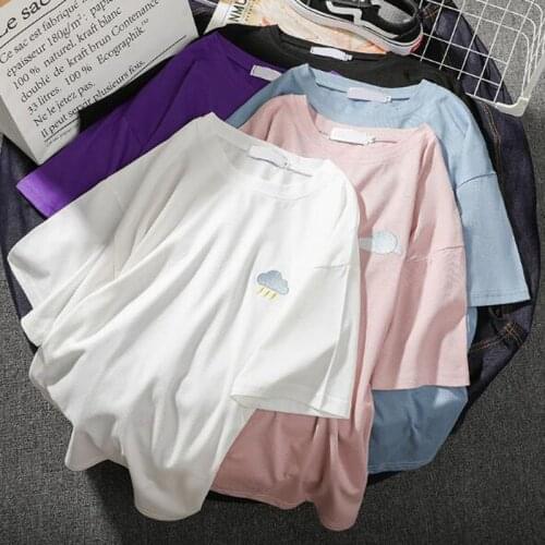 New Fashion T shirts Women Short Sleeve Round Neck Cotton Spandex T shirt Femme Casual Slim Fit Woman T-shirt