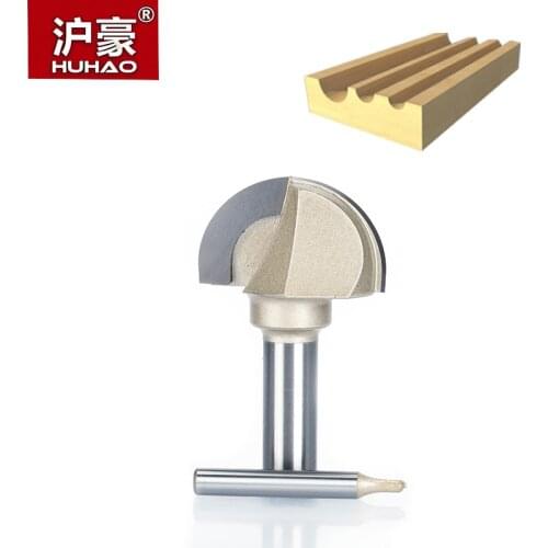 HUHAO 1pc 1/2" 1/4" Shank Cove Box Bit Double Edging Router Bits For Wood Tungsten Carbide Woodworking Endmill Miiling Cutter