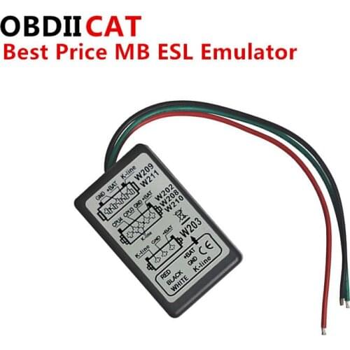 High Quality For Mer--ced--es M--B ESL Emulator Tool Professional IMMO Eraser Emulator Support W202,W203,W208,W209,W210,W211